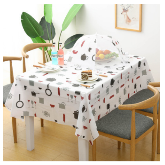 Waterproof , Oil-proof Tablecloth and Dustproof Tablecloth YST-201102KIT-2-7
