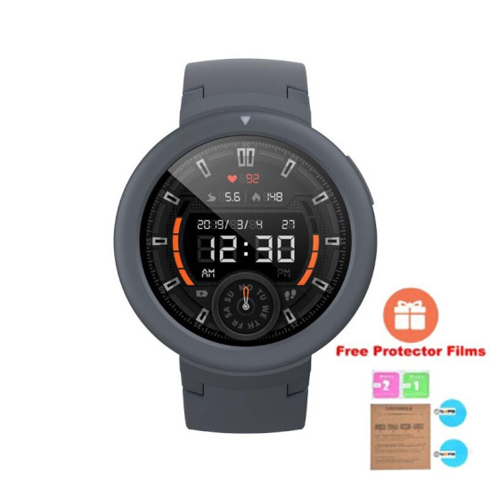 Original AMAZFIT Verge Lite Smart Watch GPS IP68 Waterproof Multi-Sports Smartwatch Health Tracker long standby - Blue add film, China, M YSTE-15202