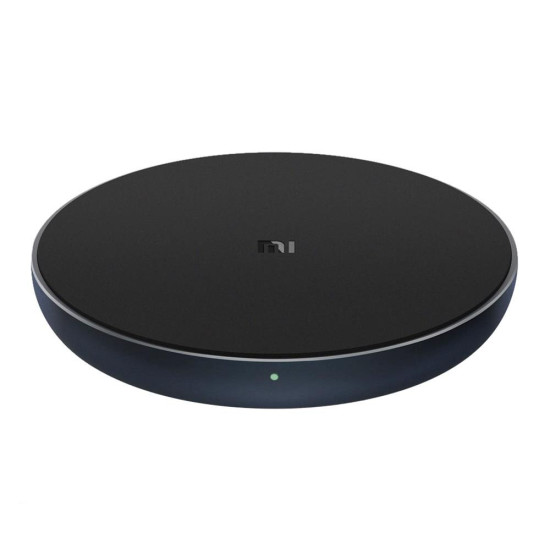 Xiaomi wireless charger (universal fast charging) fast charging- Black color / lightweight and portable / smart security - Black, Wireless YSTE-15713