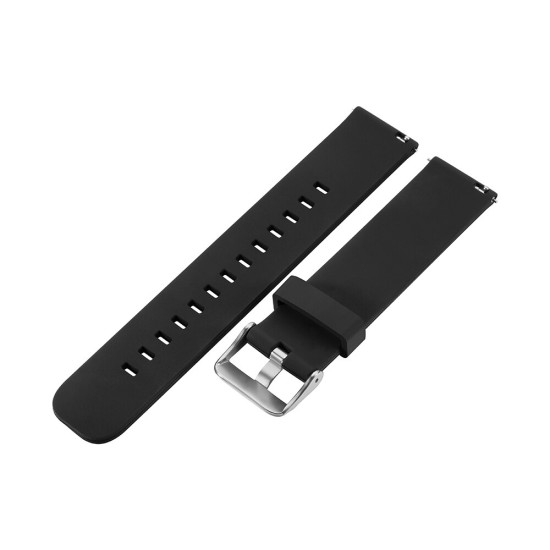 LEMFO Smart Accessories For Xiaomi Amazfit Bip Smart Watch 20MM Replacement Band Amazfit Youth Silicone Strap Sport Bracelets - Black YSTE-15786