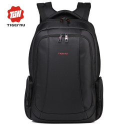 Tigernu Waterproof Nylon Backpack Female Men's Backpacks for 15.6 Laptop Women Notebook Bag Mochila Leisure school backpack USB - Black, China YSTE-16292