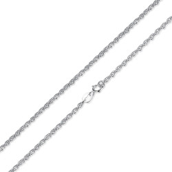 BAMOER Classic Basic Chain 100% 925 Sterling Silver Lobster Clasp Adjustable Necklace Chain Fashion Jewelry SCA009-45 - SCA001 YSTE-18231