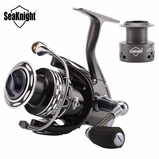 SeaKnight GA 2000 3000 4000 Spinning Fishing Reel 13BB 5.1 5.5:1 New Design Worm Shaft Structure Quality Carbon Fiber Tackle 1PC YSTE-21992