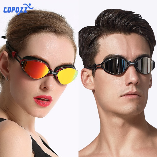 Brand New Professional Swimming Goggles Anti-Fog UV  Adjustable Plating  men women Waterproof  silicone glasses adult Eyewear YSTE-22782