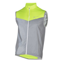 ROCKBROS Cycling Bike Reflective Sleeveless Jacket Sportswear Bike Bicycle Wind Coat Safety Fluorescence Bike Breathable Jersey - Style 1, L YSTE-23676