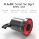 Enfitnix Smart Tail Light XLite100 Bicycle Brake Sensing Flashlight Cycling Auto Start/Stop Rear Light USB Charge IPX6 LED Light YSTE-23854