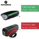 ROCKBROS Cycling 2 In 1 Bicycle Horn Light 120dB Electric Bell Headlight Waterproof 250 LM MTB Bike Front Lamp Bike Accessories YSTE-23886