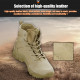 FREE SOLDIER Outdoor Sports Tactical Camping Shoes Men's Boots For Climbing Breathable Lightweight Mountain Boots Hiking Shoes YSTE-23995