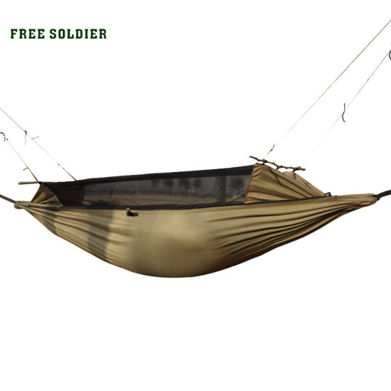 FREE SOLDIER Outdoor Sports Camping  Wear-Resisting Tent Multi-Function Portable Mosquitoes Hammock Small Size YSTE-24359