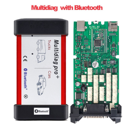 Multidiag Pro+ vci 2016 R0 Keygen Single green board PCB OBDII interface CAR/TRUCK Diagnostic tool CDP TCS Auto Scanner - United Kingdom, Multidiag BT YSTE-24825