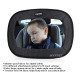 2019 New Car Safety Seat Mirror View Back Baby Car Safety Rearview Kids Mirror Baby Child Infant Adjustable Basket Mirror YSTE-25033