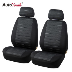 AUTOYOUTH Front Car Seat Covers Airbag Compatible Universal Fit Most Car SUV Car Accessories Car Seat Cover for Toyota 3 color YSTE-25397