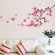 120x50cm Cherry Blossom flower Wall Stickers Waterproof living room bedroom Wall decals 739 Decors Murals poster YSTE-25897