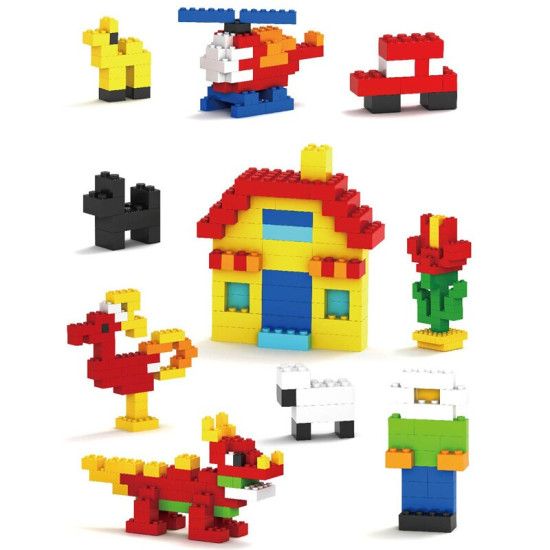1000 Pieces Building Blocks Legoings City DIY Creative Bricks Bulk Model Figures Educational Kids Toys Compatible All Brands YSTE-26193
