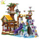739pcs Friends Adventure Camp Tree House Building Blocks Compatible legoing city girl figure Bricks Educational Toy For Children YSTE-26249