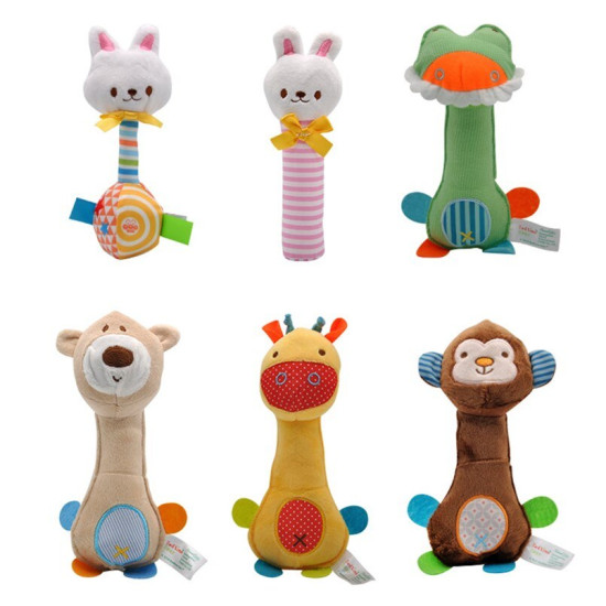 baby toys 0-12 months soft Toddler appease towel Stuffed animals toy with Teethers babies crib mobile rattles toy for stroller YSTE-26507