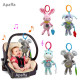 Baby Rattles Stroller Hanging Soft Toy mobile Bed Cute Animal Doll Elephant Rabbit Dog Baby Crib Hanging Bell Toys for 0-12month YSTE-27156