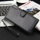 Men Wallets Top Quality Male Clutch Big Capacity Cellphone Bag  Leather wallet men purse Zipper Pocket  Man Purse Long Baellerry YSTE-28817