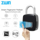 ZWN P3 P3+ Smart Electronic Fingerprint Lock IP65 Waterproof AntiTheft Security Digital Padlock Bluetooth Door Lock Rechargeabl YSTE-29590