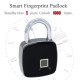 ZWN P3 P3+ Smart Electronic Fingerprint Lock IP65 Waterproof AntiTheft Security Digital Padlock Bluetooth Door Lock Rechargeabl YSTE-29590
