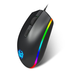 1600DPI LED 3 Buttons USB Wired Mouse Pro Gaming Mouse For PC Laptop Computer 20M Drop Shipping YSTE-29975