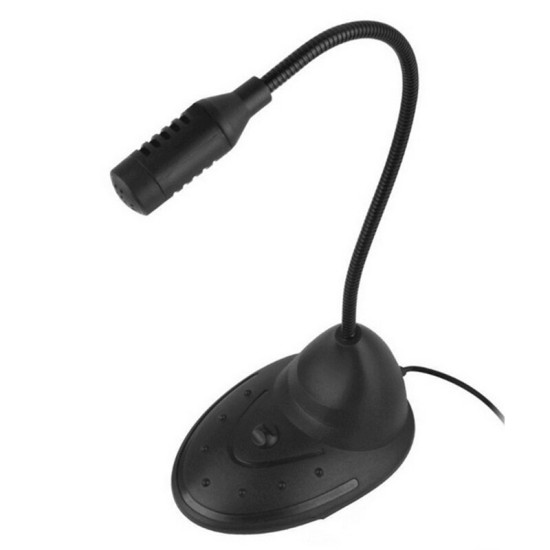 Flexible Stand Mini Studio Microphone 3.5mm for Computer YSTE-30019