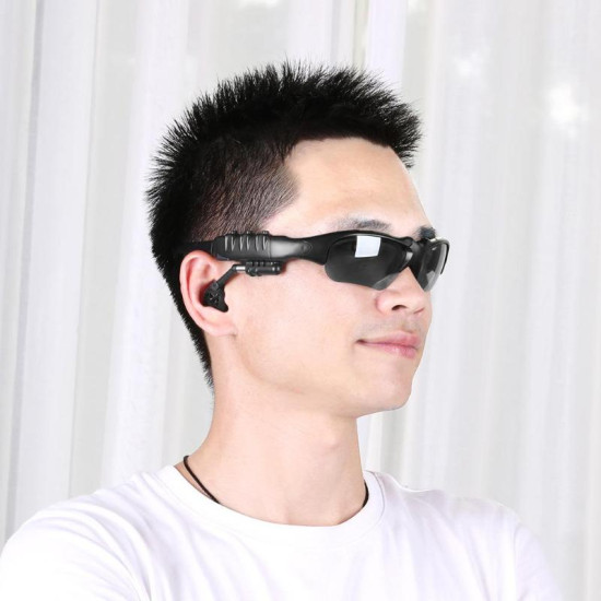 Bluetooth Sunglasses Outdoor Sport Earphone Wireless Stereo Headset with Microphone support YSTE-30079