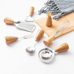 Log Creative Smiley Stainless Steel Baking Set Vertical Base Beautiful Decorative Kitchen Tools Bakeware YSTE-30182