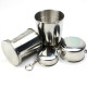 Stainless Steel Camping Folding Cup Portable Outdoor Travel YSTE-30566