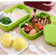 Large Capacity 1400ml Double Layer Plastic Lunch Box 12:00 Microwave oven Bento Box Food Container Lunchbox BPA Free YSTE-31579