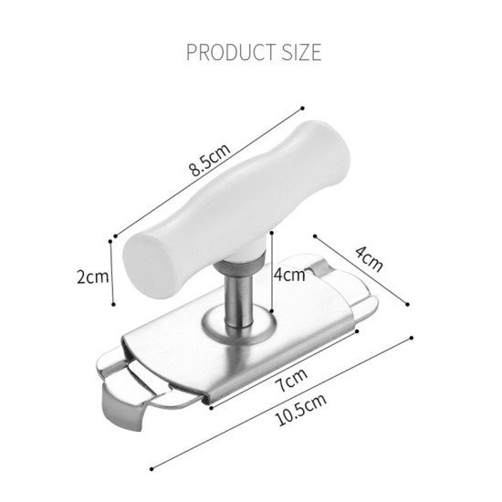 304 Stainless Steel Can Opener Adjustable Jar Openers Manual Spiral Seal Lid Remover Twist Off Screw Bottle Opener Kitchen Tools YSTE-32039