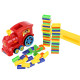 Classic Domino Rally Train Toy Set Ideal Birthday Christmas Gift with Light Sound YSTE-32046