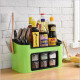 Fashion multifunctional kitchen shelf seasoning box seasoning jar set combination knife holder YSTE-32053