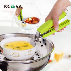 KCASA Stainless Steel Scald Heat Proof resistance Handheld Bowl Dish Clip Clamp for Kitchen baking Cooking Tools gadgets YSTE-32911
