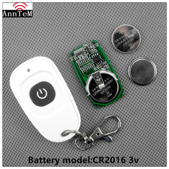 Anntem brand RF 1CH mini Remote Control Switch 12v DC3.7v to 24v Universal Relay Transmitter 433mhz receiver Module home office YSTE-33577