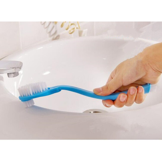Double long handle shoe brush cleaner cleaning brushes Washing Toilet Lavabo Pot Dishes home cleaning tools Sneakers Shoe YSTE-33720