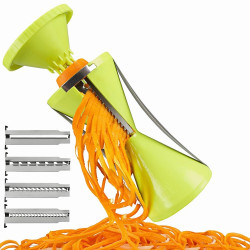 Dropshipping Kitchen Tools 4 blade Vegetable Spiral Slicer Grater Vegetable Spiralizer Carrot Zucchini Courgette Spaghetti YSTE-33963