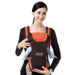 4 in 1 Baby Breathable Front Facing Carrier Infant Comfortable Sling Backpack Pouch Wrap Baby Kangaroo for 0-30 Months YSTE-34039
