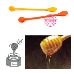 Long handle silicone with spoon honey stir bar YSTE-34311