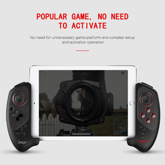 IPEGA PG-9083s Red Bat Bluetooth Gamepad Wireless Telescopic Game Controller  for iOS/Android/WIN/PC YSTE-39834