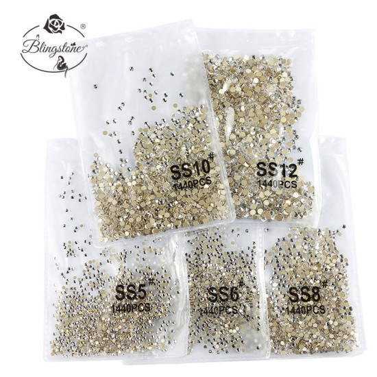 Super Glitter Flatback Multicolor For Nail Art Decoration Shoes And Dancing Decoration YSTE-5069